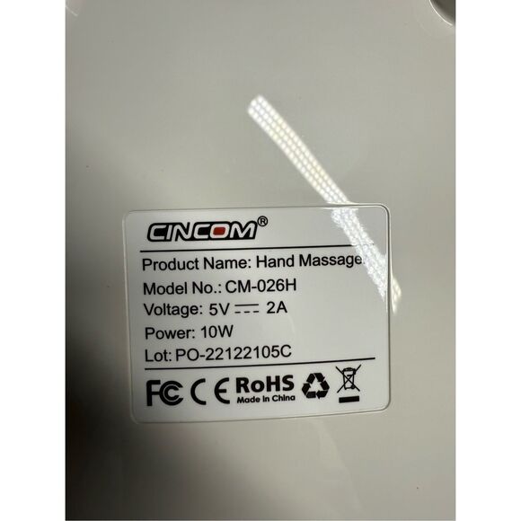 CINCOM Hand Massager Heat and Compression for Arthritis and Carpal Tunnel *Notes - Picture 11 of 11